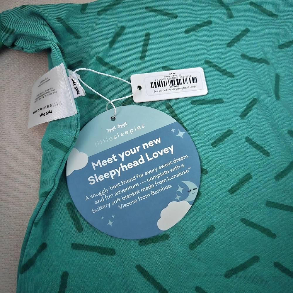 NWT Little Sleepies Tilly The Turtle Lovey - Picture 2 of 4